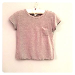 Light gray T-shirt. Good shape